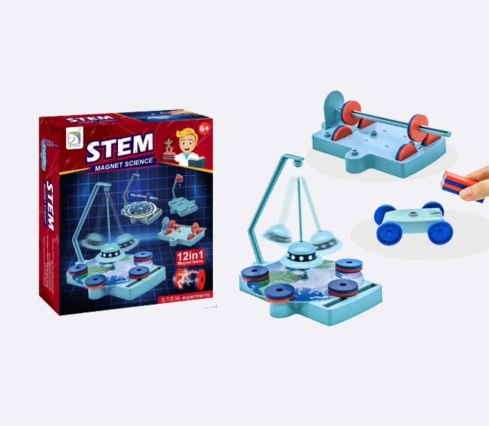 Stem Toy - Magnet Science - 12 in 1 Magnet Games
